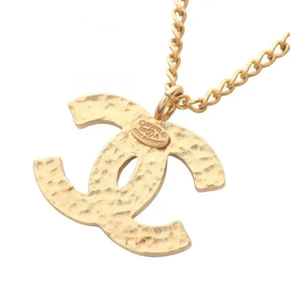 CHANEL Authentic Black Logo Necklace - Picture 2 of 7